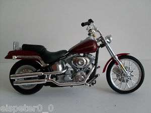 Harley Davidson Modell,Softail rotbraun,Maisto 118  