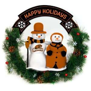  20 NCAA Oregon State Beavers Happy Holidays Snowman 