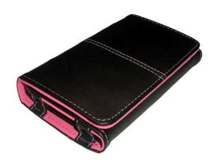 Premium Pink Leather Wallet Case for iPhone 2G 3G 3GS  