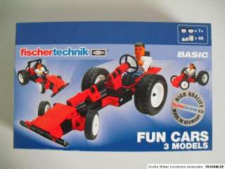 FISCHERTECHNIK Basic Baukasten   Fun Cars   96777   nagelneu  