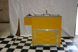 Portable Sink System 3 bay with hand sink. Concession  