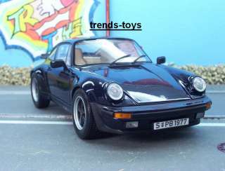 NOREV 06519 118 Porsche 911 Turbo 3.3L 3.3 L Coupe d.blau  