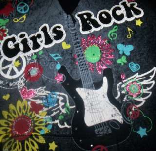 NWT THE CHILDRENS PLACE GUITAR HOODIE GIRLS XS S M L XL  