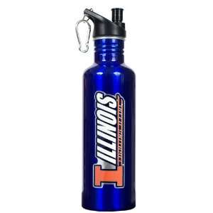  Illinois 26oz Stainless Steel Water Bottle (Team Color 