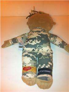 OPERATION MILITARY KIDS FABRIC PHOTO DOLL NEW US ARMY  