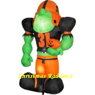 Airblown Inflatable Halloween Monster Football Player  