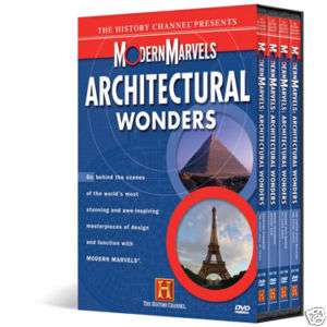 ARCHITECTURAL WONDERS Modern Marvels 8 DVD BOX SET NEW 733961772081 