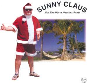 Sunny Santa Claus Costume Suit   Tropical Santa Suit  