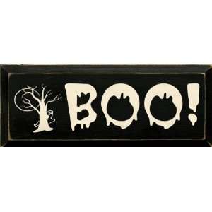  Boo Wooden Sign