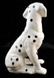 LARGE Vintage Hand Painted Porcelain DALMATIAN Dog R10  