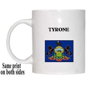    US State Flag   TYRONE, Pennsylvania (PA) Mug 