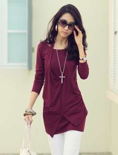 Black / Red / Grey Plus size Long Sleeve Dress L XXXL  