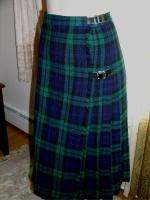 LAIRD PORTCH Scotland   PlaidTartan KILT Blackwatch Skirt   4  