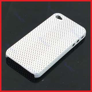 Hole Air Vent Slim Back Hard Cover Case Skin for Apple Iphone 4G 