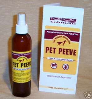 PET PEEVE Flea & Tick Spray Natural Repellent, REFILL  