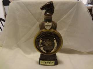 Vintage 1968 JIM BEAM Ruidoso Downs Whiskey Decanter Bottle New Mexico 