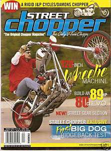STREET CHOPPER April 2004 BIKER Custom BOBBER Magazine  