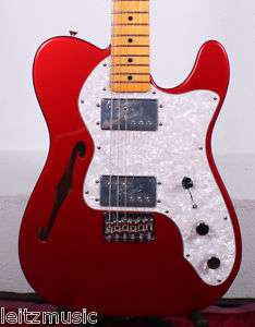 Fender American Vintage 72 Telecaster Thinline Candy Apple Red Tele 