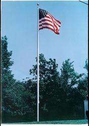 20 Aluminum Flagpole with 3 x 5 Embroidered Flag ♠  