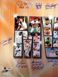   Photo (11 Signatures) Rod Carew, Orlano Cepeda & Jim Rice PSA/DNA