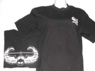 US ARMY AIR ASSAULT T SHIRT BLACK SELECT SIZE  