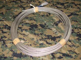 stainless steel wire rope 78 ft long military antenna guy wire 1/4 