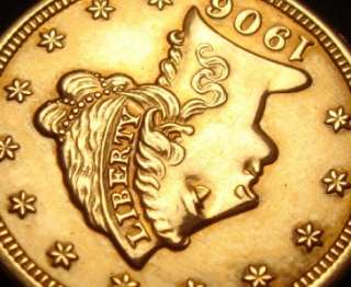1906 $2 1/2 Liberty Head Gold Coin Quarter Eagle RARE  