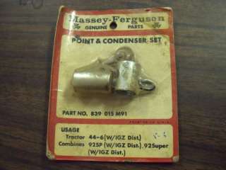 Massey Ferguson Point & Condenser Set Part # 839015M91  