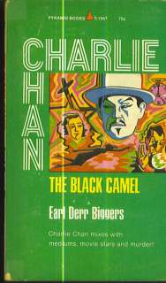 The Black Camel Earl Derr Biggers 1st Pyramid 1969  