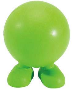JW GOOD or BAD CUZ SMALL Rubber Squeaker BALL Dog Toy  