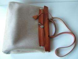 Authentic Hermes Herbag MM size Cadena Clochette Mens bag Strap 