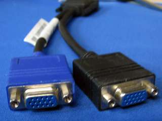 Dell DMS 59 To Dual VGA 0G9438 SVGA Splitter Cable CN 05E911 31221 28L 