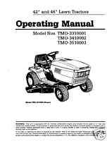 Montgomery Ward Lawn Tractor Operating Manual  