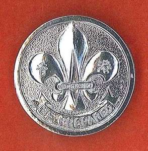 HONG KONG Scouts, Venture, Rover Scout Metal Hat Badge  