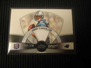 2010 TOPPS PRIME JIMMY CLAUSEN ROOKIE JERSEY #/420  