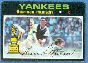 Thurman Munson 1971 Topps 5 EX NY Yankees  
