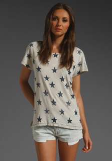   Tee in Light Grey/Navy Stars 