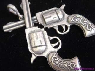 Western HORSE Cowgirl GunS PENDANT 4 Necklace/  