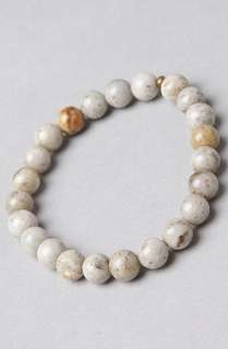 Ball & Chain The Bead Bracelet in Gray Marble  Karmaloop   Global 
