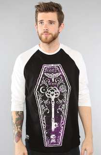 Omit The Pine Box Blues Raglan in Black  Karmaloop   Global 