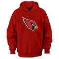 Arizona Cardinals Red Tek Patch Hooded Sweatshirt
