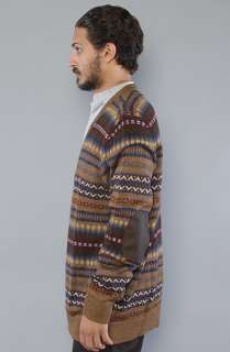 WeSC The Thad Cardigan in Dark Chocolate  Karmaloop   Global 