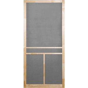 Screen Tight 30 In. Unfinished Wood T Bar Screen Door WTBAR30HD at The 