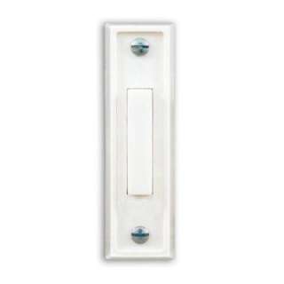   Wired White Push Button With White Center Bar 670 A 