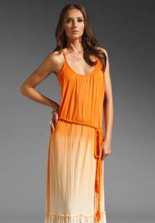 YOUNG, FABULOUS & BROKE Huntington Hombre Maxi Dress in Orange at 