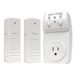 Pack Wireless Remote Control AC Electrical Power Outlet with 2 