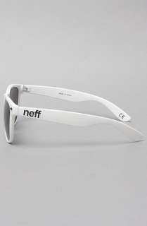 NEFF The Daily Sunglasses in White  Karmaloop   Global Concrete 