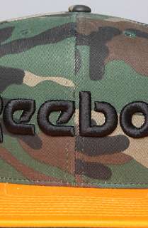 Reebok The Classic Snapback Cap in Camo Gold  Karmaloop   Global 