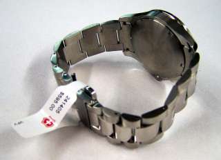 Victorinox Swiss Army Watch Chronograph Classic Date Steel 241405 NEW 