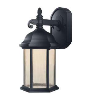  Outdoor Black 6 1/2 in. LED Lantern HB7040LEDP 05 